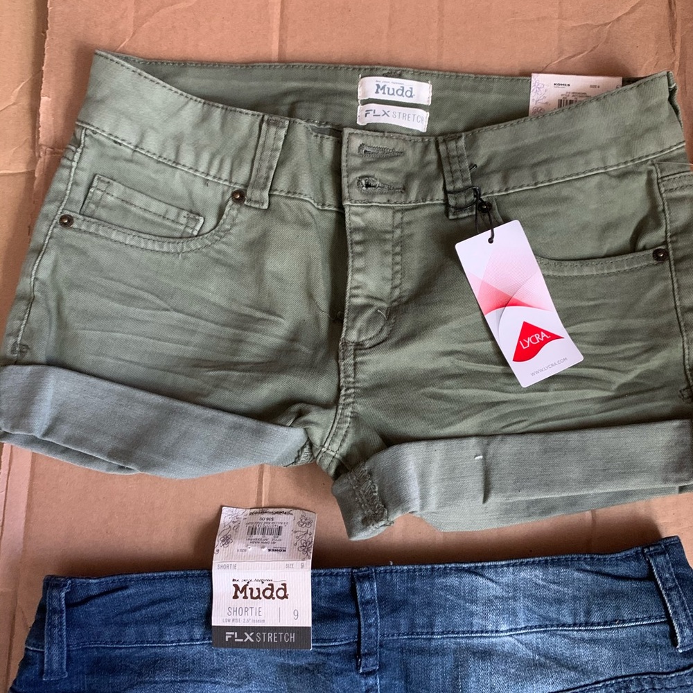 Brand new mudd olive shorts